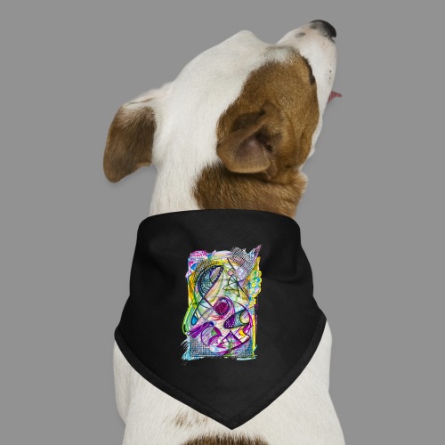 I cant hear you over this painting - Dog Bandana