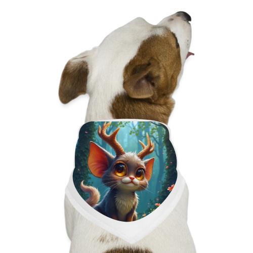 Magical Forest Creature with Deer Horns - Dog Bandana