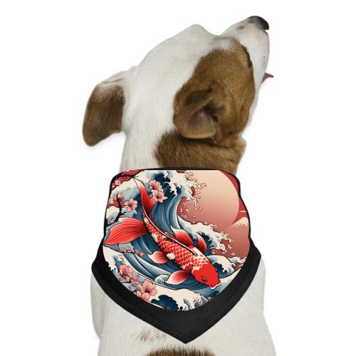 Majestic Koi Fish Ukiyo-e Japanese Design - Dog Bandana