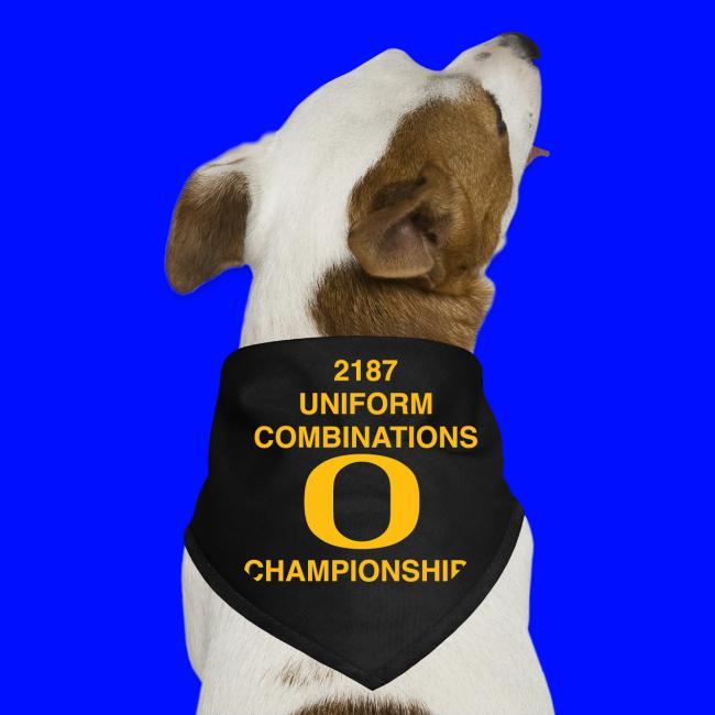 2187 UNIFORM COMBINATIONS O CHAMPIONSHIPS