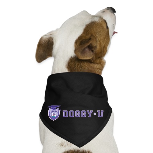 Doggy•U Purple Horizontal - Dog Bandana