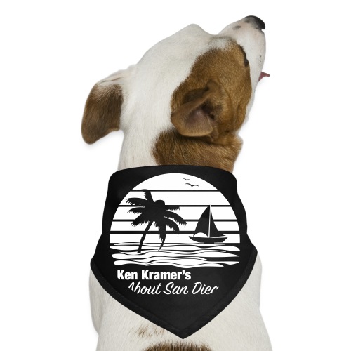 Ken's Awesome Monochrome Logo - Dog Bandana
