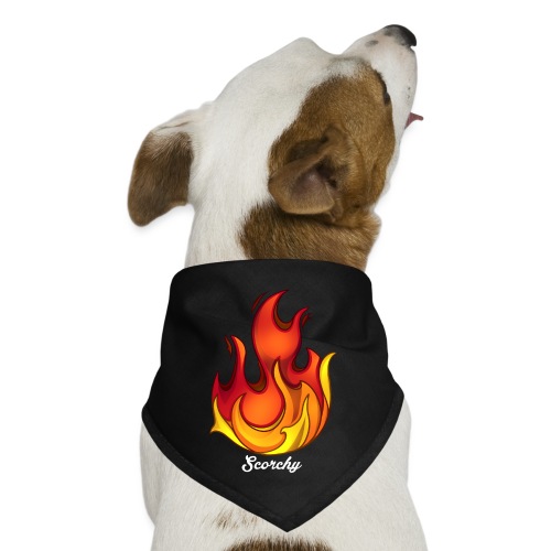 Scorchy White Logo - Dog Bandana