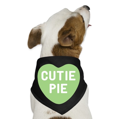 Cutie Pie Green Candy Heart - Dog Bandana