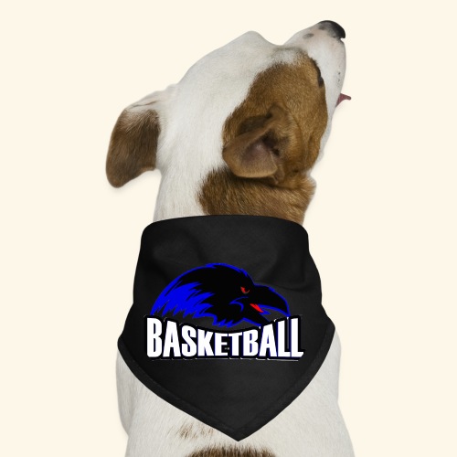 Ravens Logo w/ Basketball worded under logo - Dog Bandana
