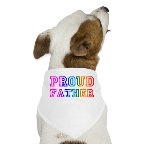 Proud Father Rainbow Pride T-Shirt - Dog Bandana