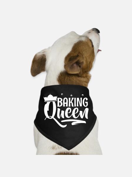 bake - Dog Bandana - black - Front