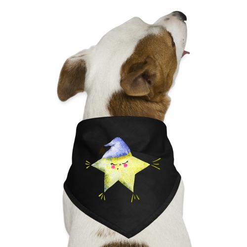 Sleepy Star with Hat - Dog Bandana