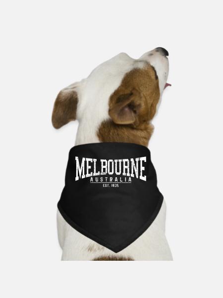 MELBOURNE - Dog Bandana - black