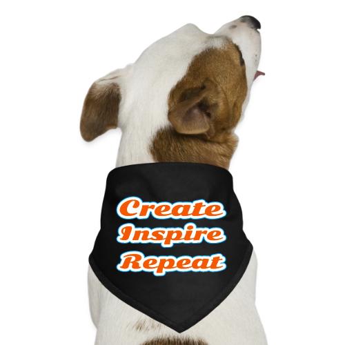 Create, Inspire, Repeat — Artist Life Script - Dog Bandana