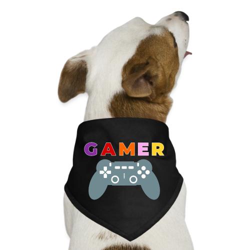 Colorful Gamer Controller Graphic - Dog Bandana