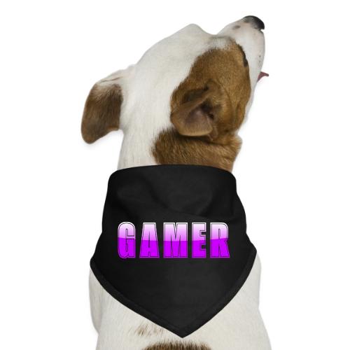 Gamer Purple Glossy Collegiate Design - Dog Bandana