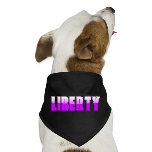 Liberty Typography Graphic Design - Dog Bandana