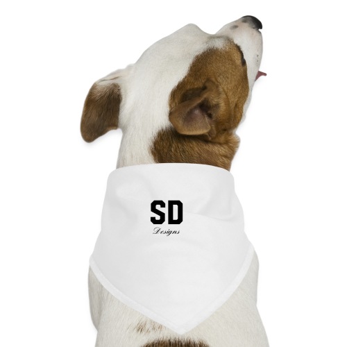 SD Designs blue, white, red/black merch - Dog Bandana
