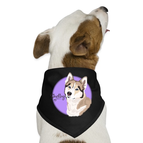 Shelby the Husky from Gone to the Snow Dogs - Dog Bandana