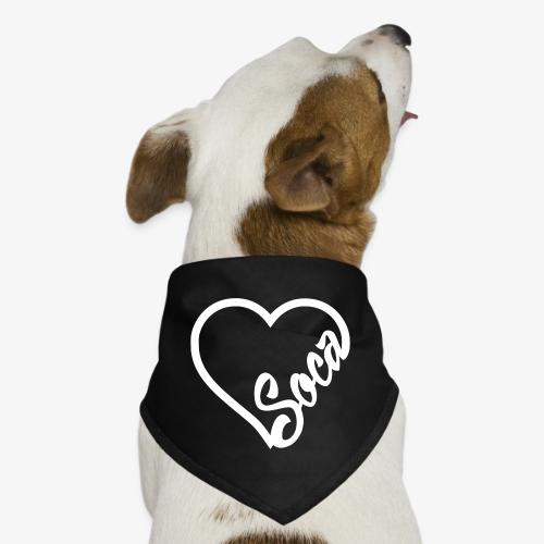 SocaHeart - WHITE - Dog Bandana