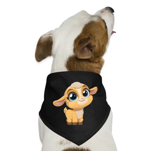 Sweet Cartoon Baby Goat with Joyful Smile - Dog Bandana