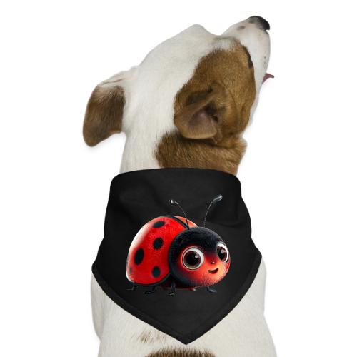 Adorable Cartoon Ladybug with Big Eyes - Dog Bandana