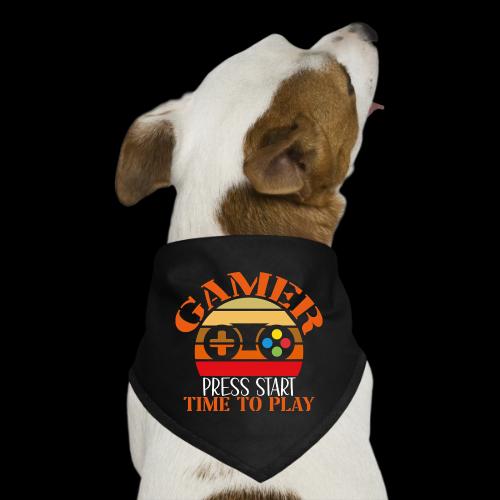 Gamer: Press Start, Time to Play! - Dog Bandana