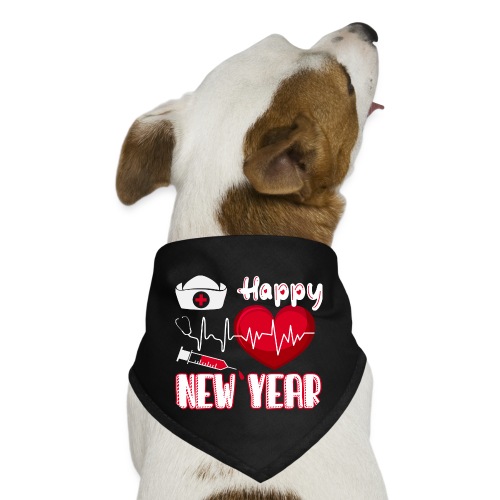 My Happy New Year Nurse T-shirt - Dog Bandana