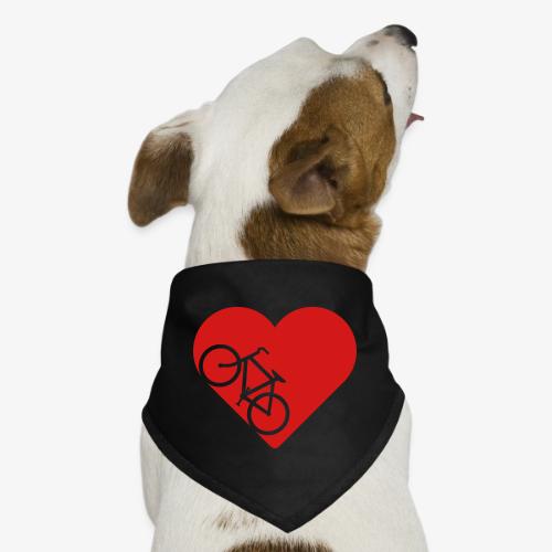 Bike in heart - Dog Bandana