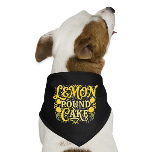 Lemon Pound Cake Vintage Flourish - Dog Bandana