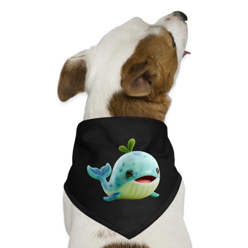 Playful Green-Blue Baby Whale - Dog Bandana