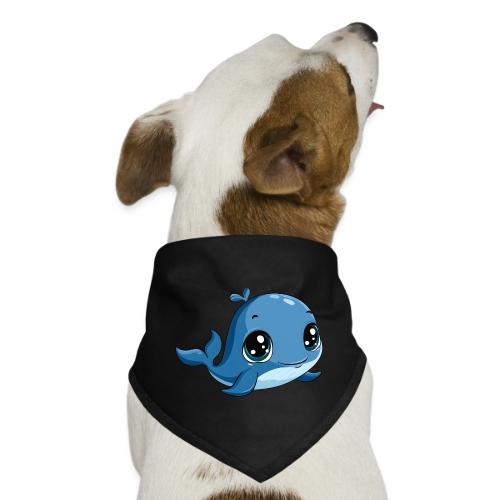 Smiling Blue Baby Whale - Dog Bandana
