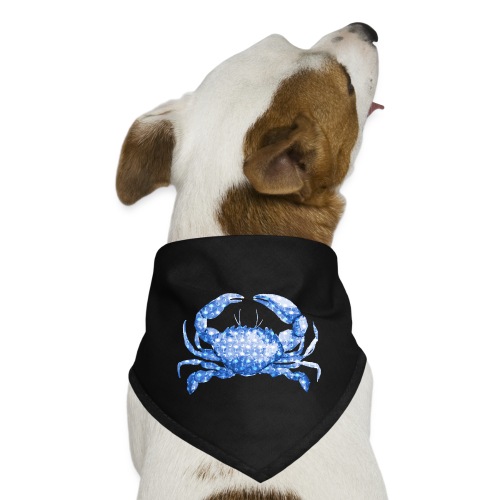 Coastal Living Blue Crab with South Carolina Flag - Dog Bandana