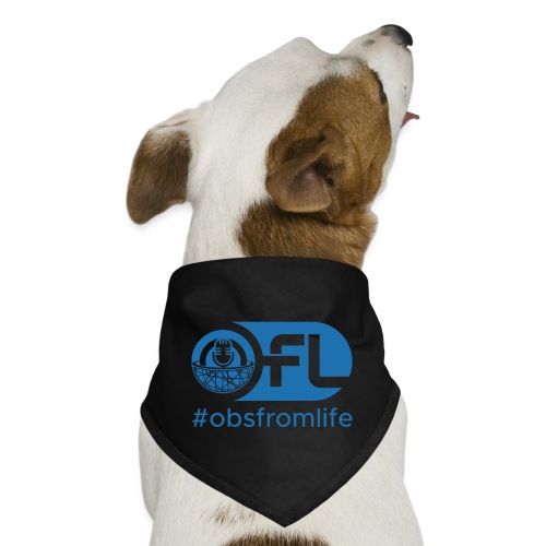 Observations from Life Logo with Hashtag - Dog Bandana
