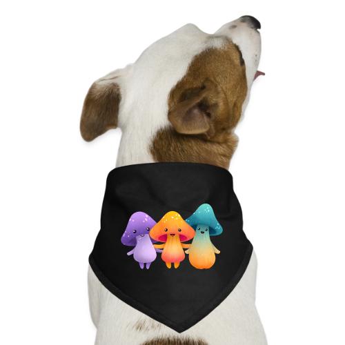 Cheerful Mushroom Friends - Dog Bandana