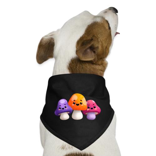 Colorful Mushroom Companions - Dog Bandana