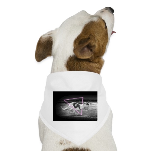 Racing Greyhound Mid Sprint In Neon Triangle - Dog Bandana