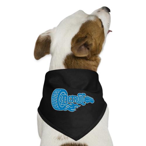 The D® - Detroit Wheel Guitar with Flames Bl Slvr - Dog Bandana