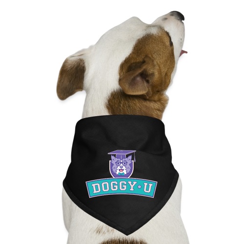 Doggy•U Teal Stack Logo - Dog Bandana