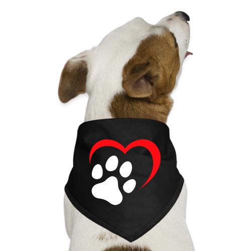 Heart and Paw Print - Dog Bandana