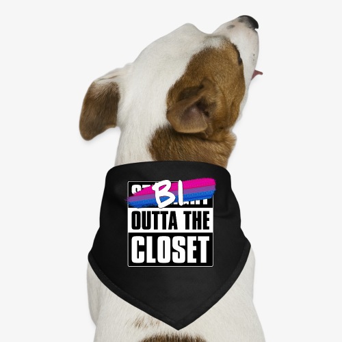 Bi Outta the Closet - Bisexual Pride - Dog Bandana