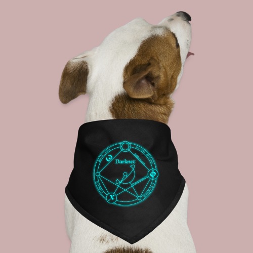 darknet logo cyan - Dog Bandana