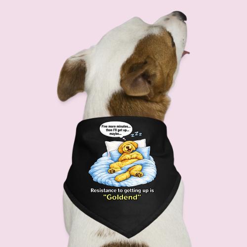 Funny Goldendoodle Sleeping design. - Dog Bandana