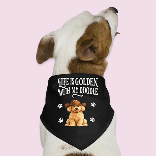 Life Is Golden With My Doodle Cowboy Goldendoodle - Dog Bandana