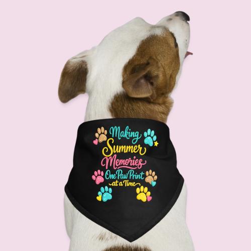 Making Summer Memories Faux Embroidery - Dog Bandana
