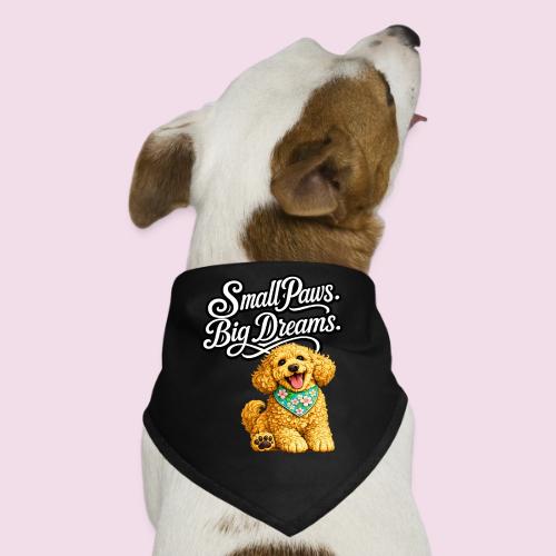 Small Paws Big Dreams Goldendoodle Puppy - Dog Bandana