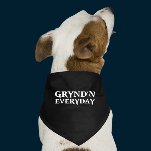 Grynd'n White Logo - Dog Bandana