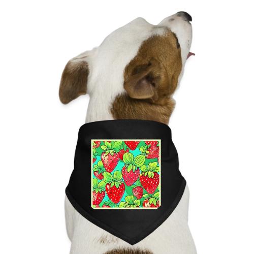 Strawberry Pop Art Pattern - Dog Bandana