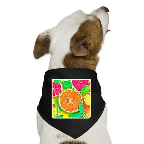 Colorful Citrus Pop Art - Dog Bandana