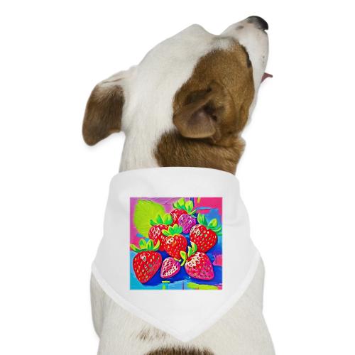 Pop Art Strawberries - Dog Bandana