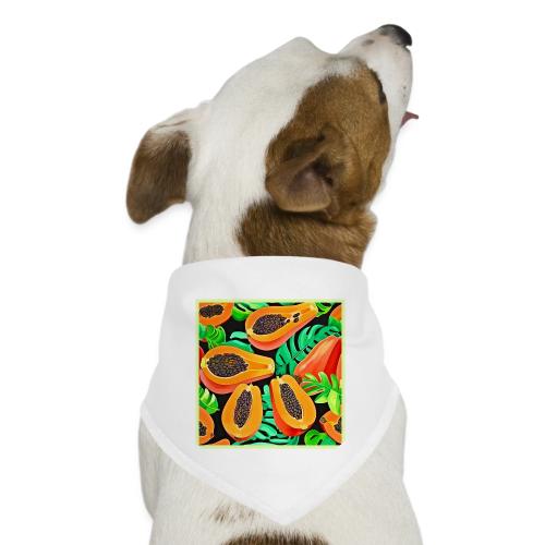 Papaya and Leaves Fresh Pattern - Dog Bandana