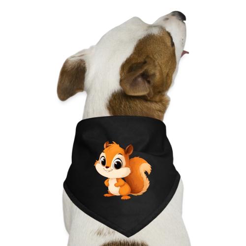 Playful Cartoon Squirrel with Big Innocent Eyes - Dog Bandana