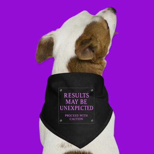 Results - Neon Purple - Dog Bandana