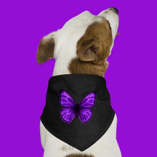 Neon Purple Butterfly - Dog Bandana